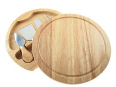 33 x Circular Cheese Board Sets - New Boxed Stock - Ref: 4208