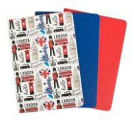 195 x Hello London Notebooks Multipacks - Includes 195 x Set of 3 Including Hello London/Blue/Red