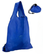 200 x Scrunchy Shopper Bags in Blue - New Boxed Stock - Ref: 403007.04