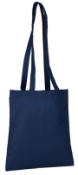 200 x Metro Non-Woven Should Bags with Long Handles - Colour: Blue - New Boxed Stock - Ref: 403017.0