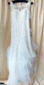 1 x Paverley Bridal Wedding Dress - Style Mori Lee by Madeline Gardner - Size: 11/12 - Original Pric