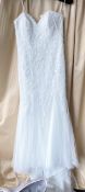 1 x Victoria Jane by Ronald Joyce Wedding Dress Colour: White - Size: UK 14 - Ref: LB445 - CL823