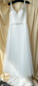 1 x Victoria Jane by Ronald Joyce Wedding Dress - Style 18213 Lara - UK 14 - Original Price £1,495