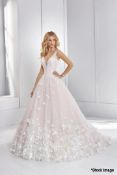 1 x Ronald Joyce Wedding Dress - Style 69326 Nora - Colour: Ivory - UK 12 - Original Price £1,899