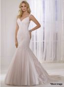 1 x Ronald Joyce Wedding Dress - Style 69351 - Colour: Ivory - Size: UK 12 - Original Price £1,795