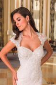 1 x Justin Alexander Wedding Dress - Style 8860 Colour: Ivory - Size: US 12 - Original Price £1,675