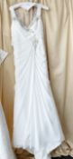 1 x Benjamin Roberts Wedding Dress - Style 2384F - Colour: Ivory - Size: 12 - Original Price £1,125