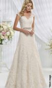 1 x Ronald Joyce Wedding Dress - 69011 - Colour: Ivory - Size: UK 12 - Original Price £1,875