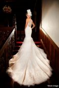 1 x Paul Zeni Wedding Dress - Style Artemis - Ivory / Champagne - Size: 14 - Original Price £2,085