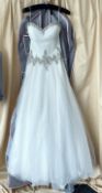 1 x Hollywood Dreams Wedding Dress Colour: Ivory - Size: 12 SP - Original Price £1,625 - Ref: LB451