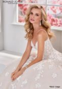 1 x Ronald Joyce Wedding Dress - Style 69310 - Colour: Ivory - Size: UK 14 - Original Price £1,799 -