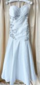 1 x Justin Alexander Wedding Dress - Style 8462 - Colour: Ivory - Size: US 12 - Ref: LB414 - CL823 -