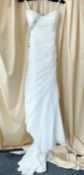 1 x Lillian West Wedding Dress - Style 6310 - Colour: Ivory - UK Sample - Original Price £1,105