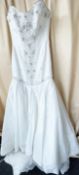 1 x Hollywood Dreams Wedding Dress - Jenna - Colour: Dark Ivory - Size: 12 SP - Original Price £2,19
