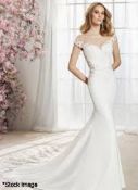 1 x Ronald Joyce Wedding Dress - Style 18361 - Colour: Ivory - Size: UK 14 - Original Price £1,275 -