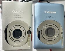 2 x CANON Digital Cameras - CL1020 - NO VAT ON THE HAMMER - Location: Altrincham WA14Lot Includes