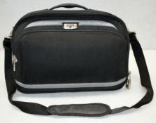 1 x ANTLER Laptop Bag Briefcase Carry-On Luggage in Black - Ref: DRS121 - CL1003 - Location: