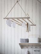 1 x Chelford Ceiling Clothes Dryer In Beech - RRP £100.00 - Ref: GTC328/GTCP7 - CL1017 - Location: