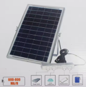 1 x Solar Universal USB Charging Panel - 6w Solar Panel with Four USB Connectors for Charging