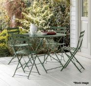 1 x Rive Droite Bistro Table And Chairs In Thistle Green - RRP £300.00 - Ref: GTC319&GTC320/GTCP