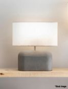 1 x GARDEN TRADING Millbank Slab Table Lamp - Ref: GTC205/GTCC1 - CL1017 - Location: Altrincham