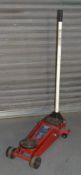 1 x Sealey 3 Tonne Professional Trolley Jack with Super Rocket Lift - Model 3012CXDv2 Ref: