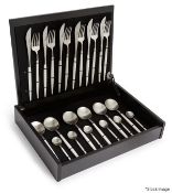 1 x CUTIPOL Goa 24-PC Stainless Steel White Cutlery Set - Original Price £330.00