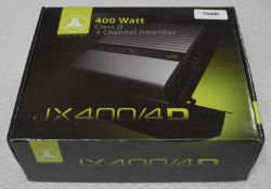 1 x JL Audio JX400/4D 400 Watt Class D 4 Channel Amplifier for Cars, Campers or Caravans etc -