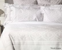 Pair of CELSO DE LEMOS 'Roowa' Luxury Linen Oxford Pillowcases, 50x75cm - Original Price £498.00