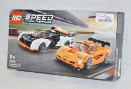 1 x LEGO Speed Champions McLaren Solus GT & McLaren F1 LM (76918) - Unused Boxed Stock - Original