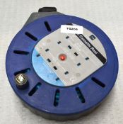 4 x Master Plug Multi Plug Extension Reel - Ref: TG266 - CL1023 - Location: Altrincham WA14This item