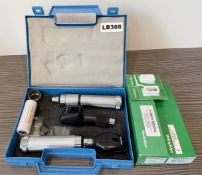 1 x Welch Allyn Retinoscope in Case with Accessories - Ref: LB366 - CL1020 - NO VAT ON THE