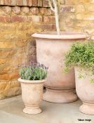 3 x Ubley Terracotta Planters - Ref: GTC217/GTCP15-2 - CL1017 - Location: Altrincham WA14Condition