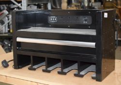 1 x SGS Wall Mount Power Tool Charging Rack with 240v and USB Charging - Ref: TG200This new power