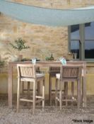 1 x Porthallow Natural Rectangular Outdoor Bar Table - RRP £695.00 - Ref: GTC302 - CL1017 -