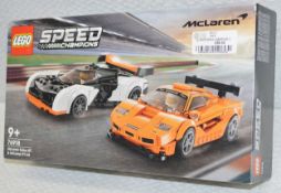 1 x LEGO Speed Champions McLaren Solus GT & McLaren F1 LM (76918) - Unused Boxed Stock