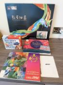 4-Piece Joblot Including 2 x Painting By Numbers Sets, a Coral Art Book and a Paper Plane Calendar -
