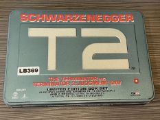 Rare TERMINATOR & TERMINATOR 2: JUDGMENT DAY Limited Edition 1992 VHS Metal Box Set Containing