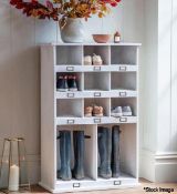 1 x Chedworth Large Welly Locker - Whitewash Spruce - RRP £399.00 - Ref: GTC340/GTCP8 - CL1017 -