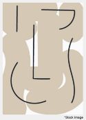 1 x PAPER COLLECTIVE 'Different Strokes By Nina Bruun' Fine Art Giclee Print on Matt Heavy Paper,