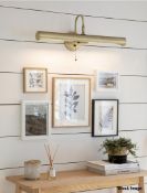 1 x GARDEN TRADING Welford Picture Wall Light - Large - Ref: GTC214/GTCC1 - CL1017 - Location: