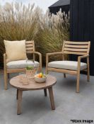 2 x GARDEN TRADING Somerham Armchairs - Natural - RRP £750.00 - Ref: GTC222/GTCP7 - CL1017 -