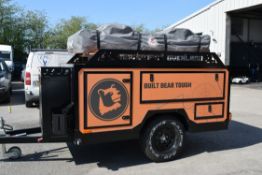 1 x Built Bear Touch Camping Trailer - Features an Tuff Trek Trailer Tent, Integrated Power
