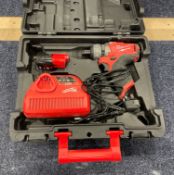 1 x MILWAUKEE Fuel 12V Compact Screwdriver With Battery, Charger And Case - M12 Cd-202C - RRP £190.