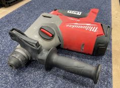 1 x MILWAUKEE Fuel 18V Sds Plus Hammer Drill - M18 Fh - Ref: LB221 - CL1019 - Location: Waltham