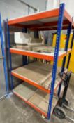 1 x Metal Shelving Bay - 143(W) X 62(D) X 199(H) cm - Ref: LB146 - CL1019 - Location: Waltham