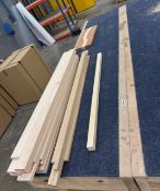 1 x Wooden Work Bench - 240(L) X 60(W) X 88(H) cm - Ref: LB166 - CL1019 - Location: Waltham Abbey
