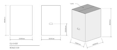 89 x 300Ktbc Double Wall New Unused Cardboard Boxes - Dimensions (Internal) In mm (L X W X H): 610 X