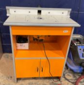 1 x Router Bench With 2400W CMT7E Router - 90X60X100cm - Ref: LB127 - CL1019 - Location: Waltham