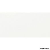 1 x TRISTAN ALEXANDER Aldridge 1200 X 500mm Solid Surface Worktop In Glacier White - 12mm Thick -